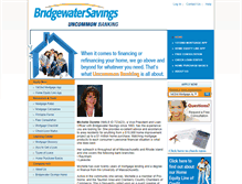 Tablet Screenshot of mdurette.bridgewatersavings.com